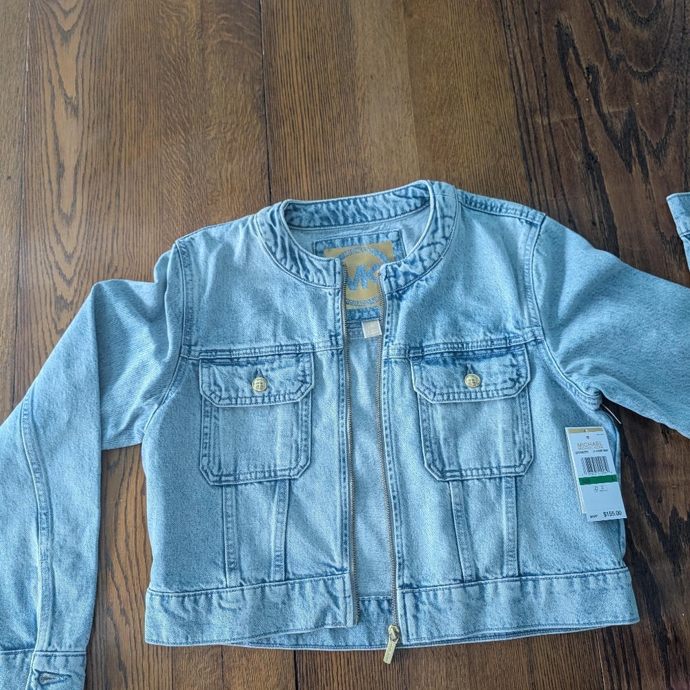 Michael Kors Stone Wash Jean Jacket